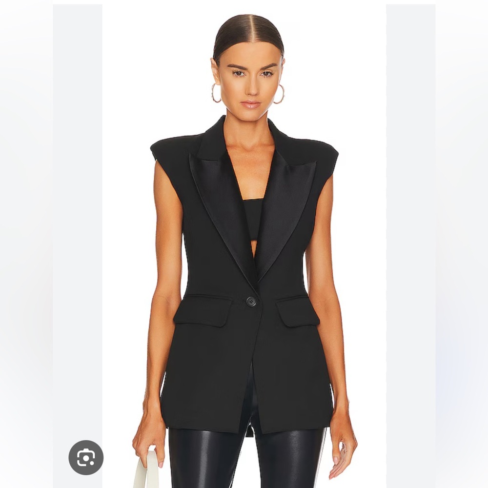 SMYTHE longline blazer with built in bandeau. Worn once for a photoshoot